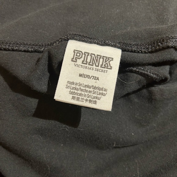 VS PINK black leggings with glitter detail - Picture 2 of 2